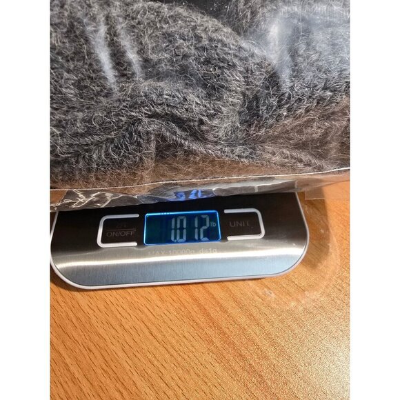 Chiaramente Cardigan XL Alpaca Wool Blend Gray Button Italian Made Lagenlook - Picture 8 of 11